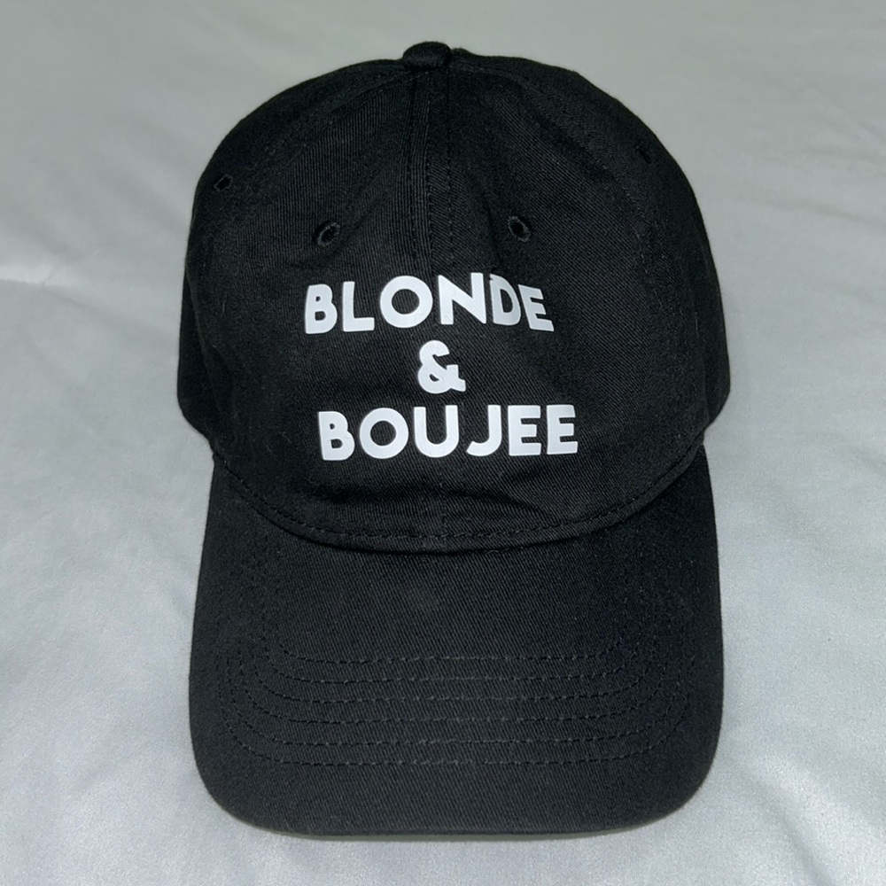 “Blonde and Boujee” black hat